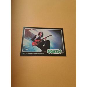 Vintage 1979 Raincloud Productions Queen Trading Card #35 Rock Band Memorabilia